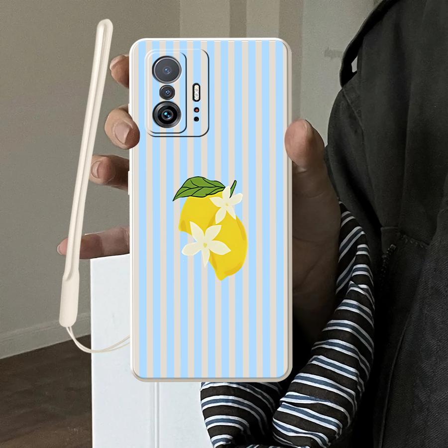 Phone Cases Cool - Lemon Cool Stripe Pattern Case for