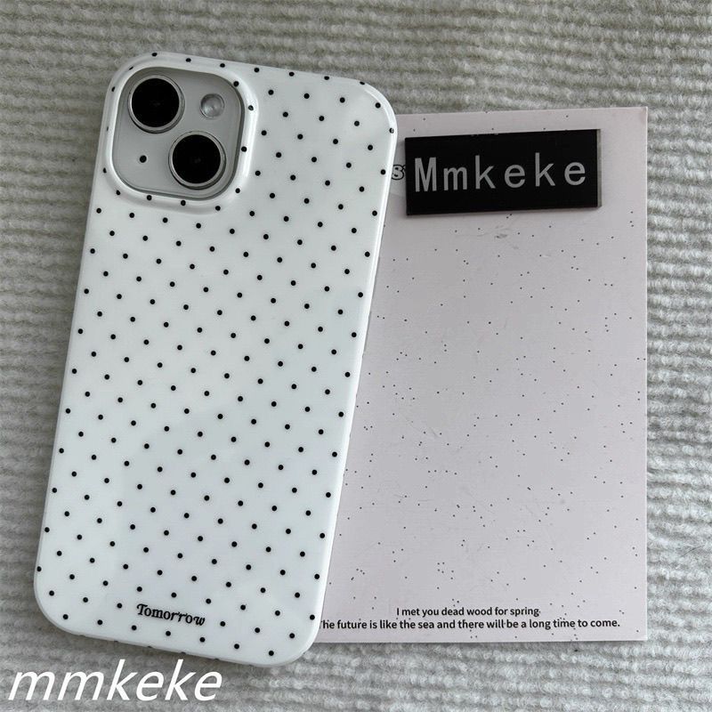 Phone Cases Burga - Korean Ins Cute Polka Dot Phone