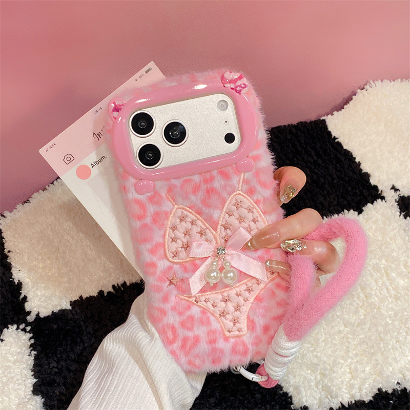 Phone Cases Leopard Print - Luxury Leopard Print Bikini Pattern Plush