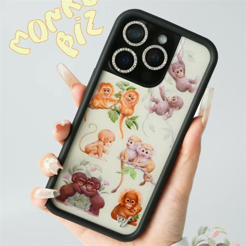 Phone Cases Burga - Wildflower INS Monkey Biz Phone Case
