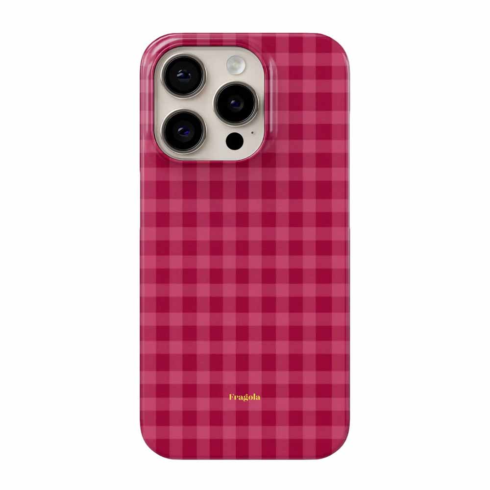 Phone Cases Burga - Retro Korean Plaid Cute Phone Case