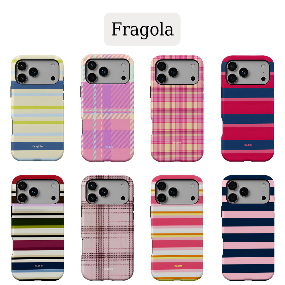 Phone Cases Burga - Fragola Coloful Stripes Phone Case for