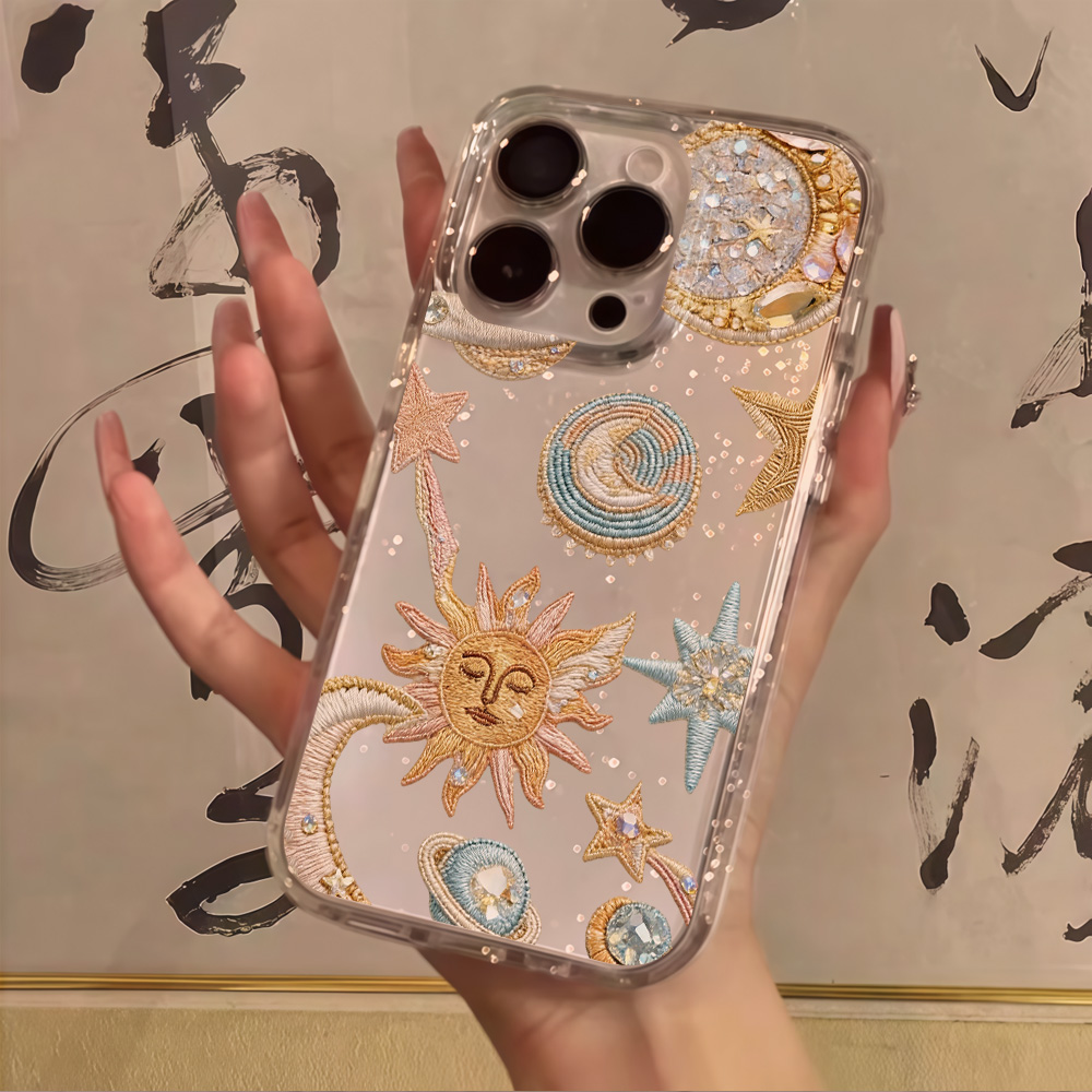 Creativity Stars Moon Clear Gl - Phone Cases Expensive 评论和价格