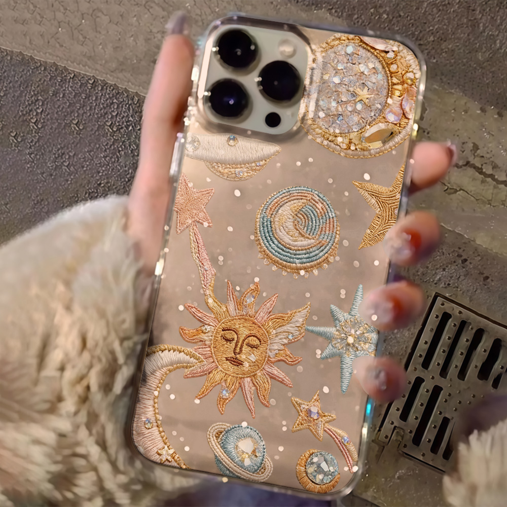 Creativity Stars Moon Clear Gl - Phone Cases Expensive 评论和价格