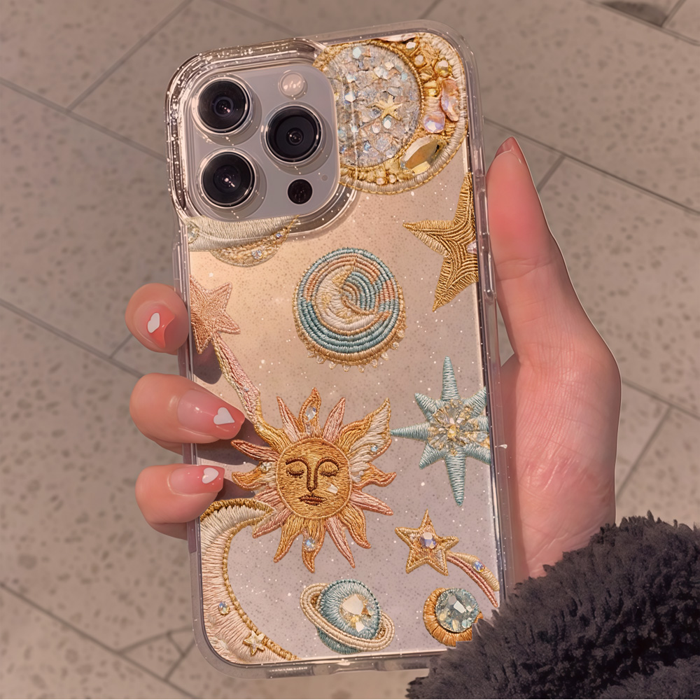 Creativity Stars Moon Clear Gl - Phone Cases Expensive 评论和价格