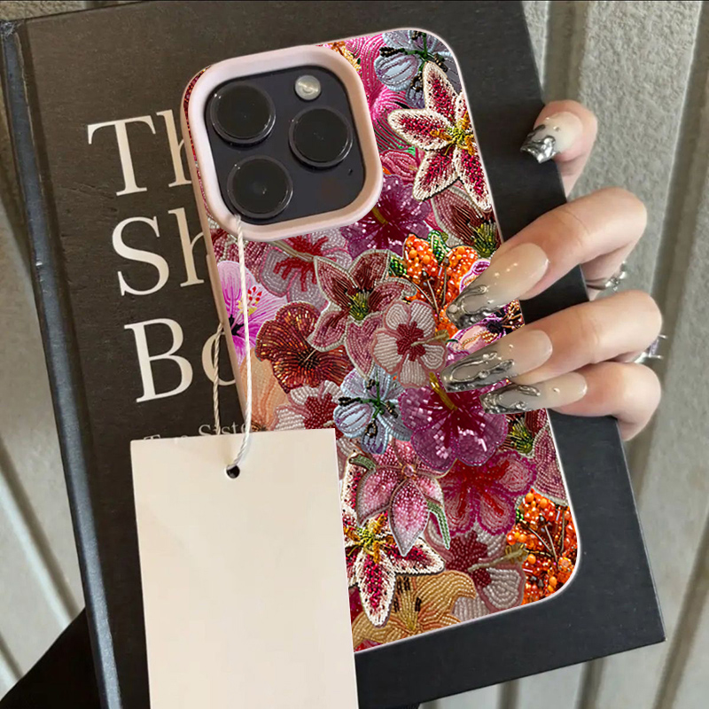 Luxurious Beaded Flower Lychee - Phone Cases Expensive 评论和价格