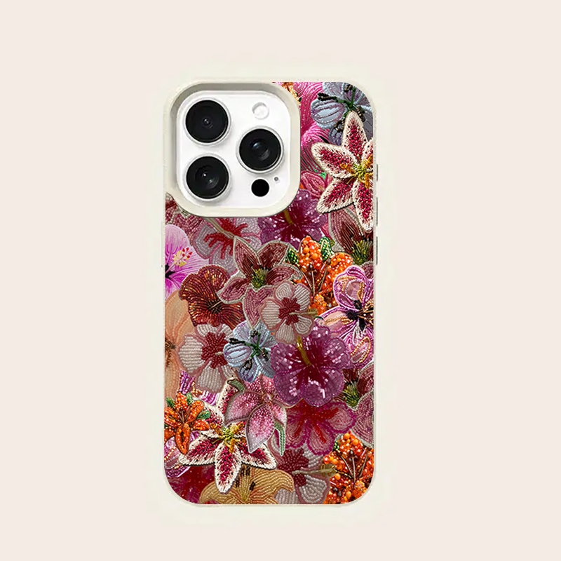 Luxurious Beaded Flower Lychee - Phone Cases Expensive 评论和价格