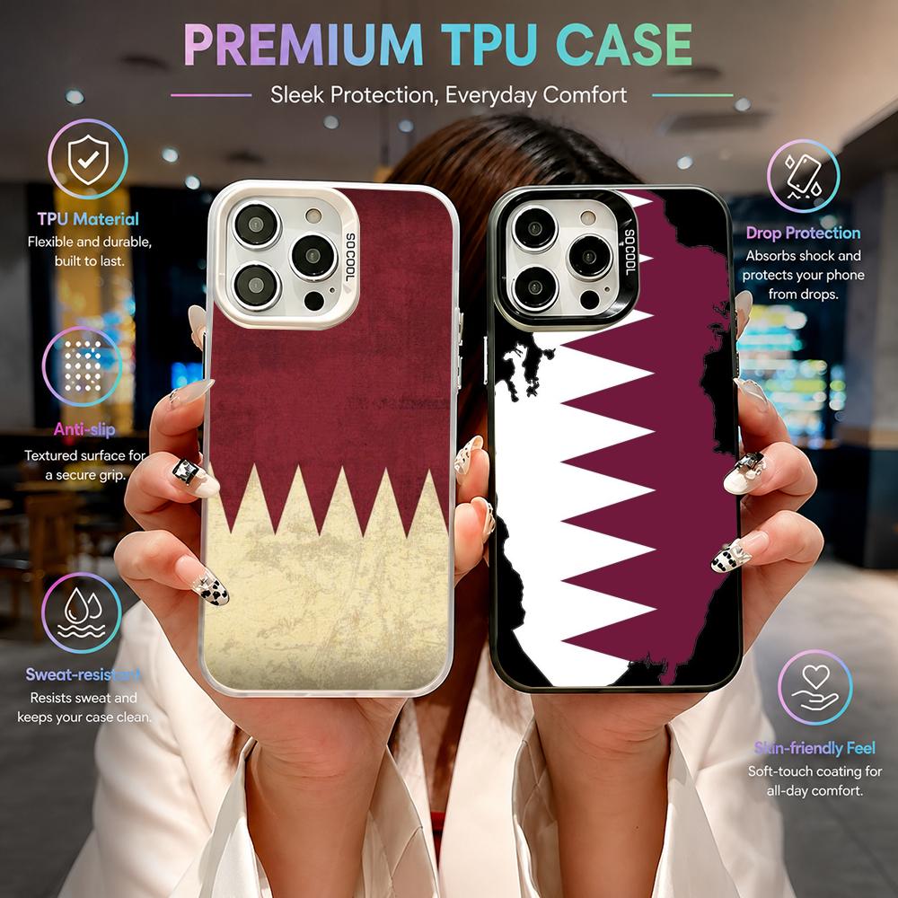 Sports Qatar Flag football Pho - Phone Cases Qatar 评论和价格