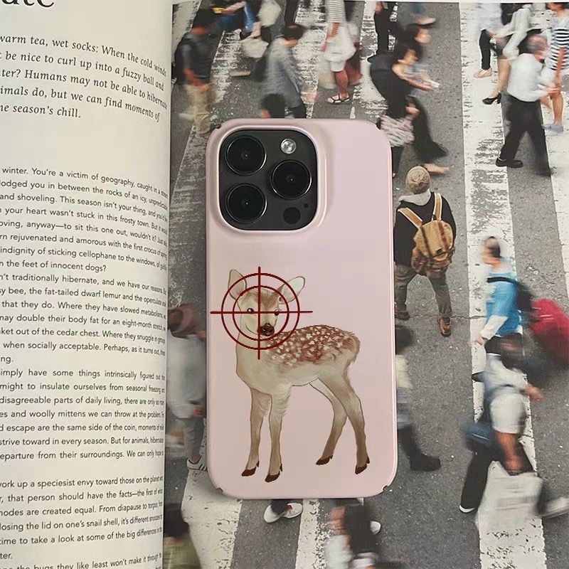 Ins Pink Target Deer Art Phone - Phone Cases Target 评论和价格