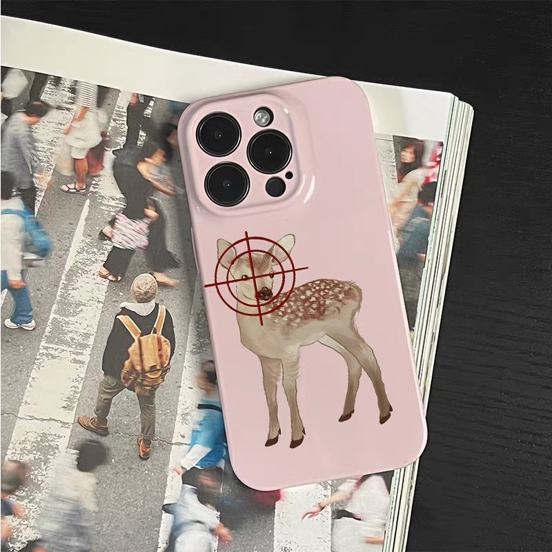 Ins Pink Target Deer Art Phone - Phone Cases Target 评论和价格