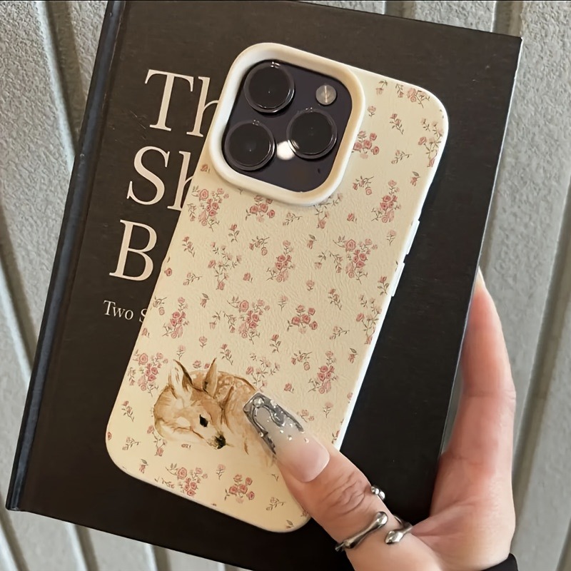 Cute Deer Full Floral Pattern  - Phone Cases Otterbox 评论和价格