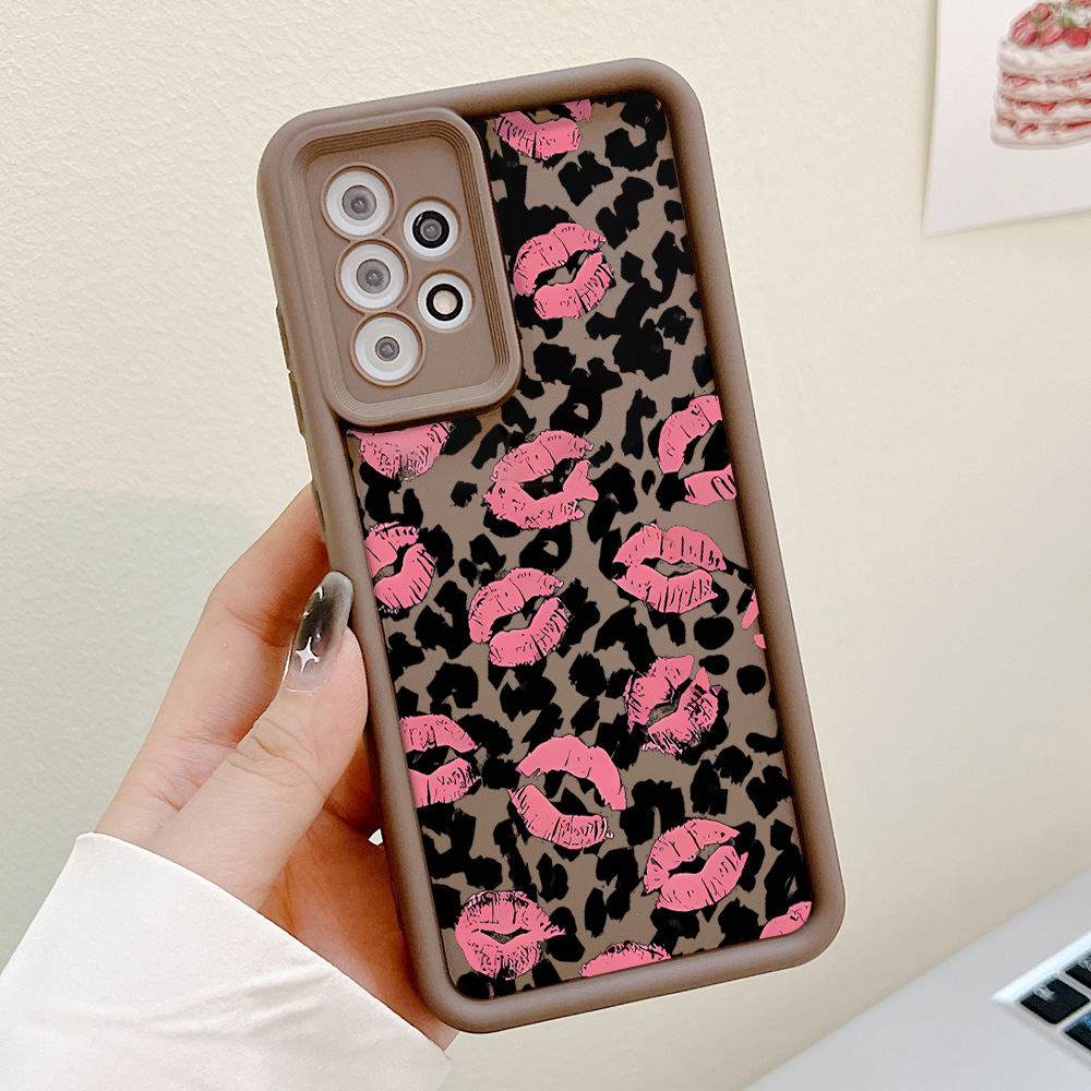 Vintage Leopard Print Lip Phon - Phone Cases Vintage 评论和价格