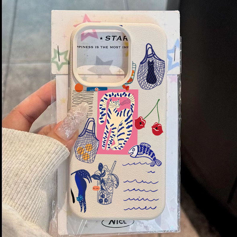 Cute Cherry Cat Print Phone Ca - Phone Cases Otterbox 评论和价格