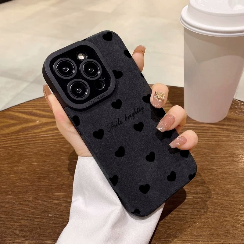 New Luxury Black Love Heart So - Phone Cases Expensive 评论和价格