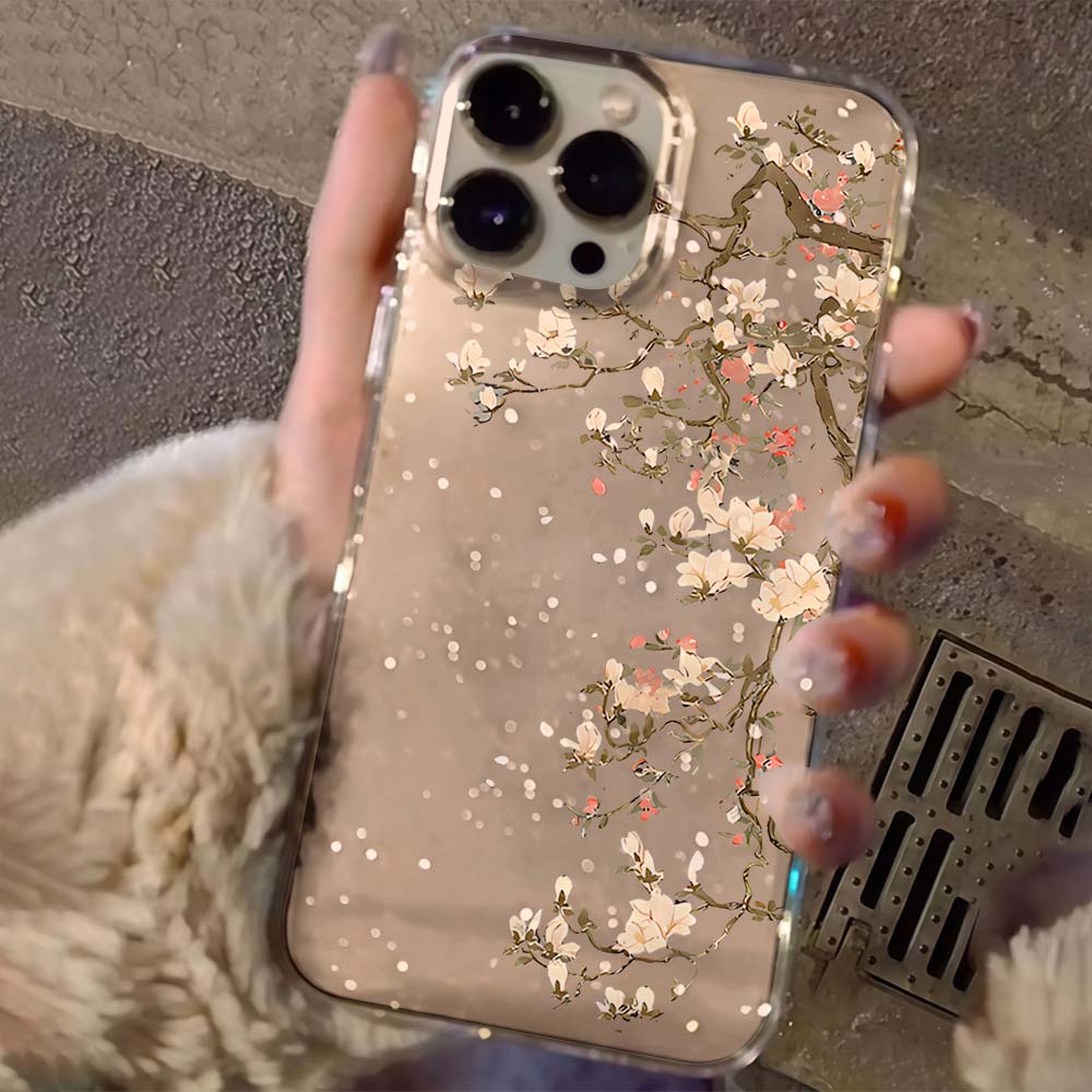 Vintage Magnolia Flower glitte - Phone Cases Vintage 评论和价格
