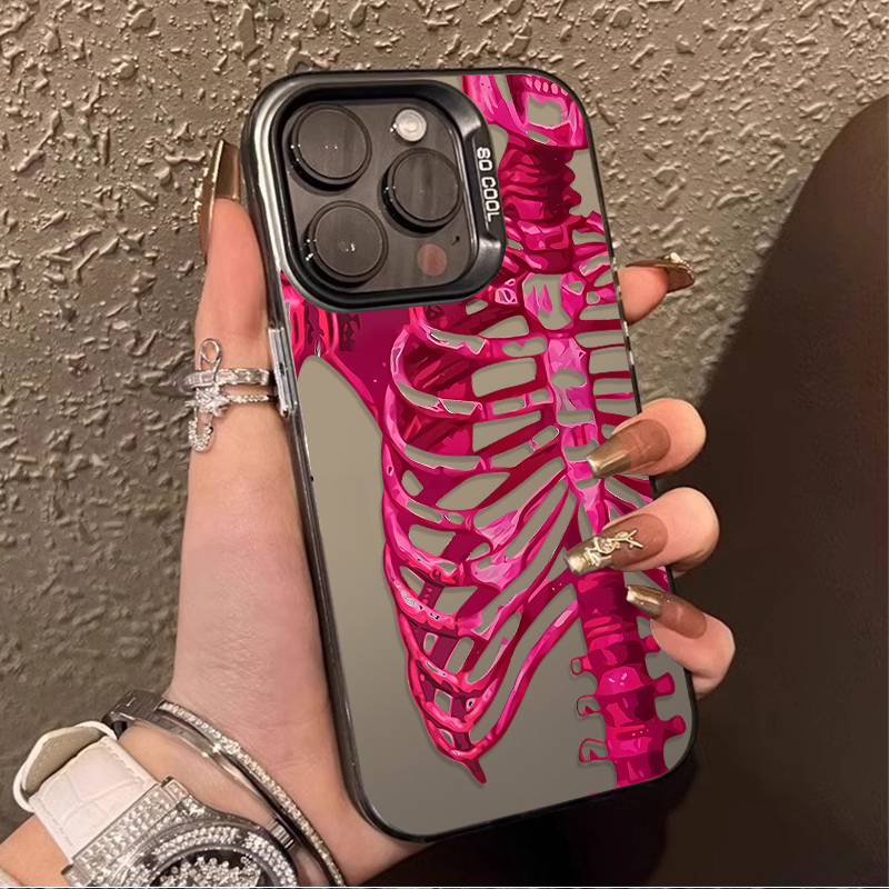 Luxury Pink Green Skull Phone  - Phone Cases Expensive 评论和价格
