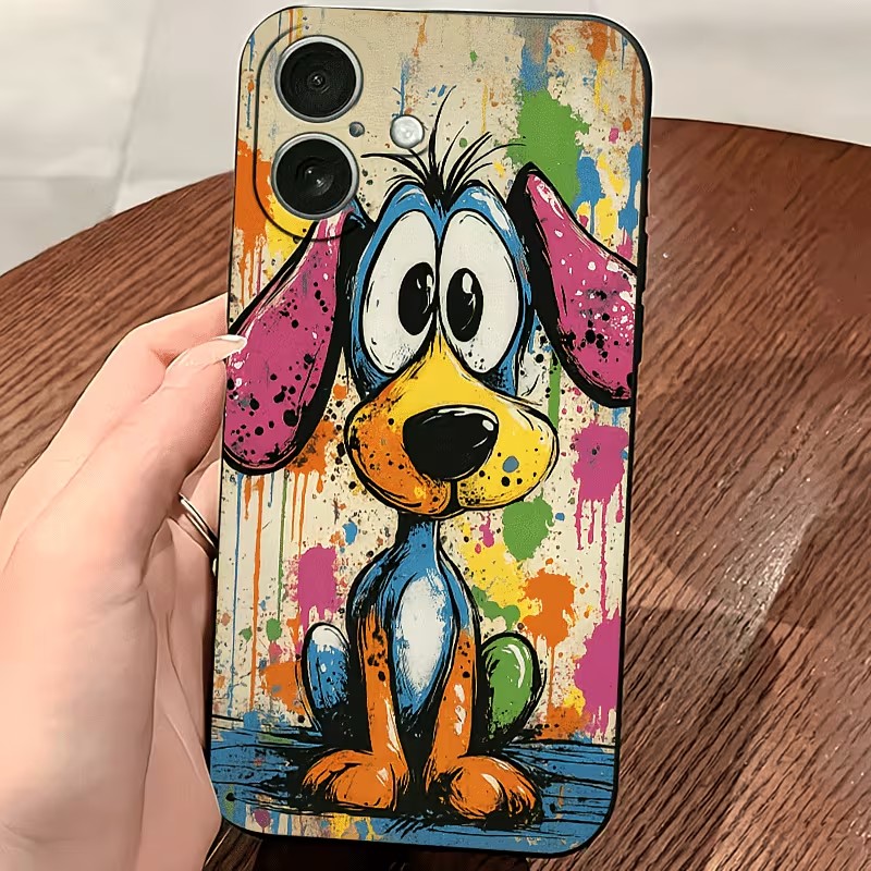 Graffiti Colored Puppy TPU Pho - Phone Cases Otterbox 评论和价格