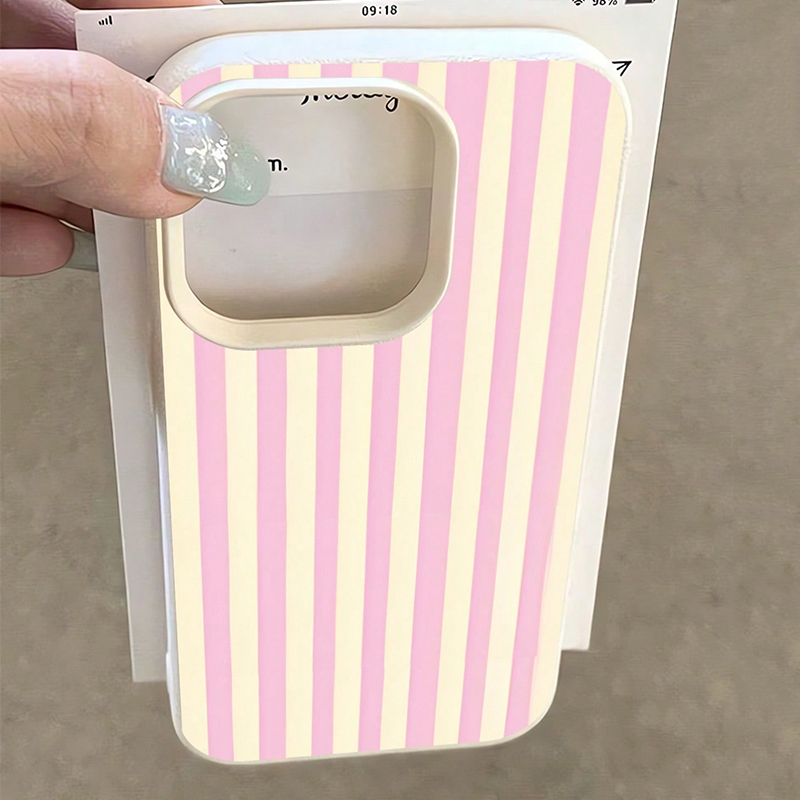 Simple Pink Vertical Striped L - Phone Cases Otterbox 评论和价格