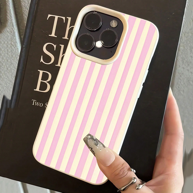 Simple Pink Vertical Striped L - Phone Cases Otterbox 评论和价格