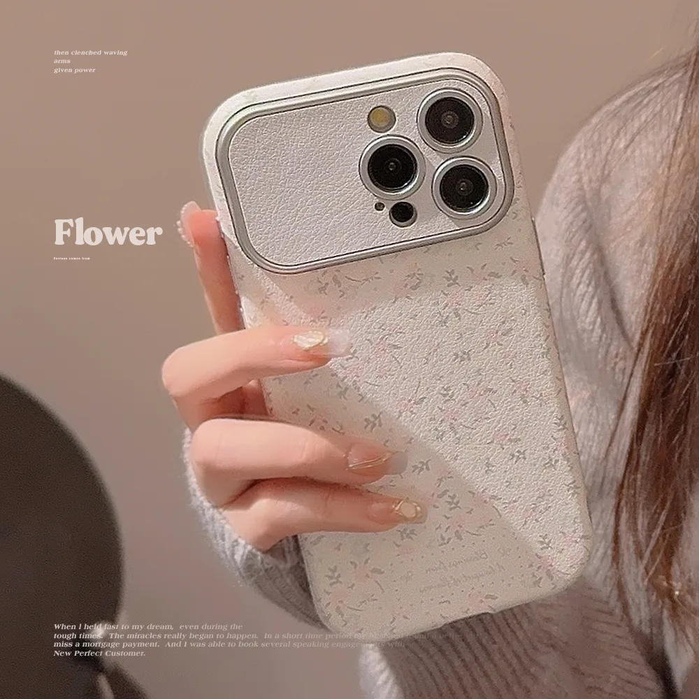 Korean Vintage Flowers Leather - Phone Cases Vintage 评论和价格