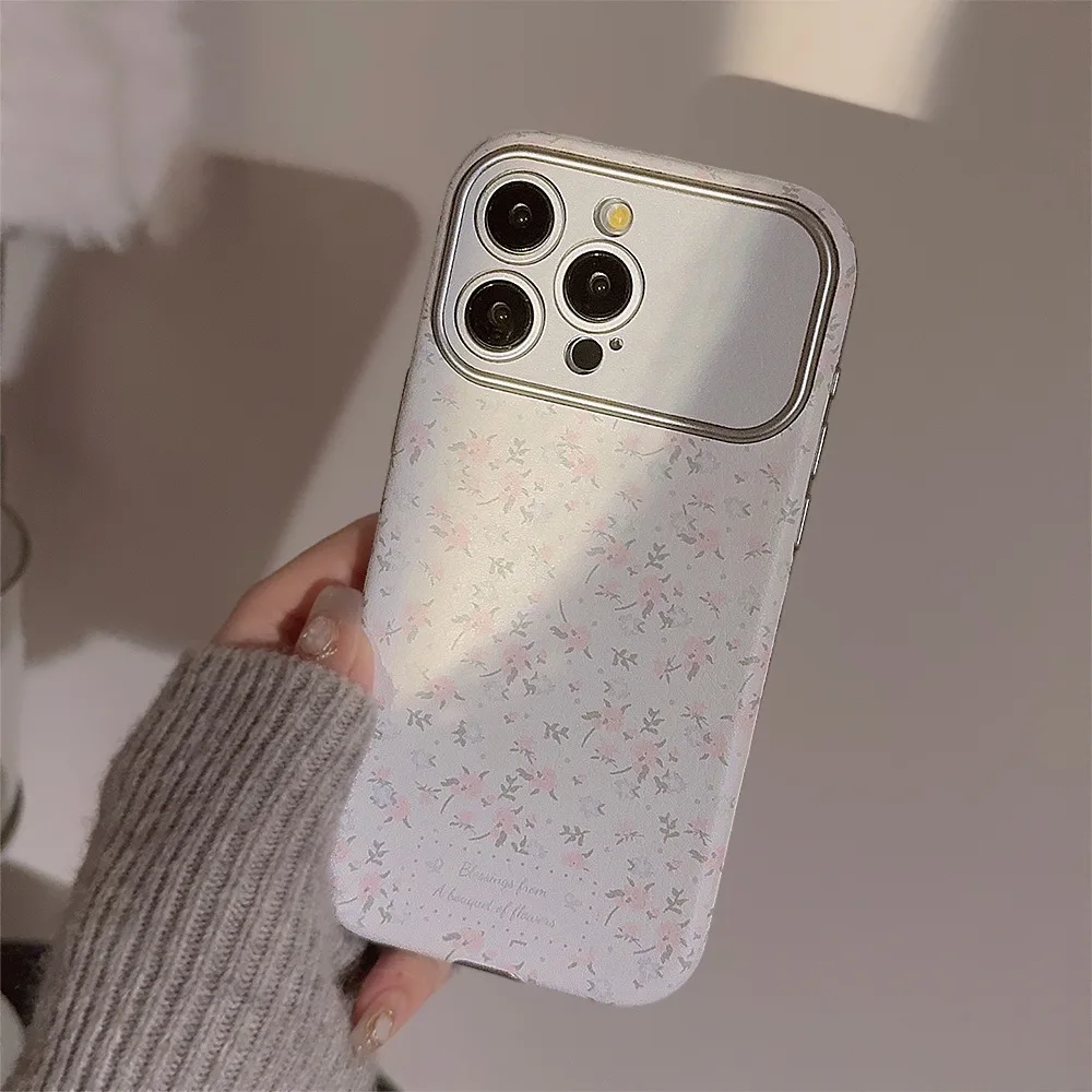 Korean Vintage Flowers Leather - Phone Cases Vintage 评论和价格