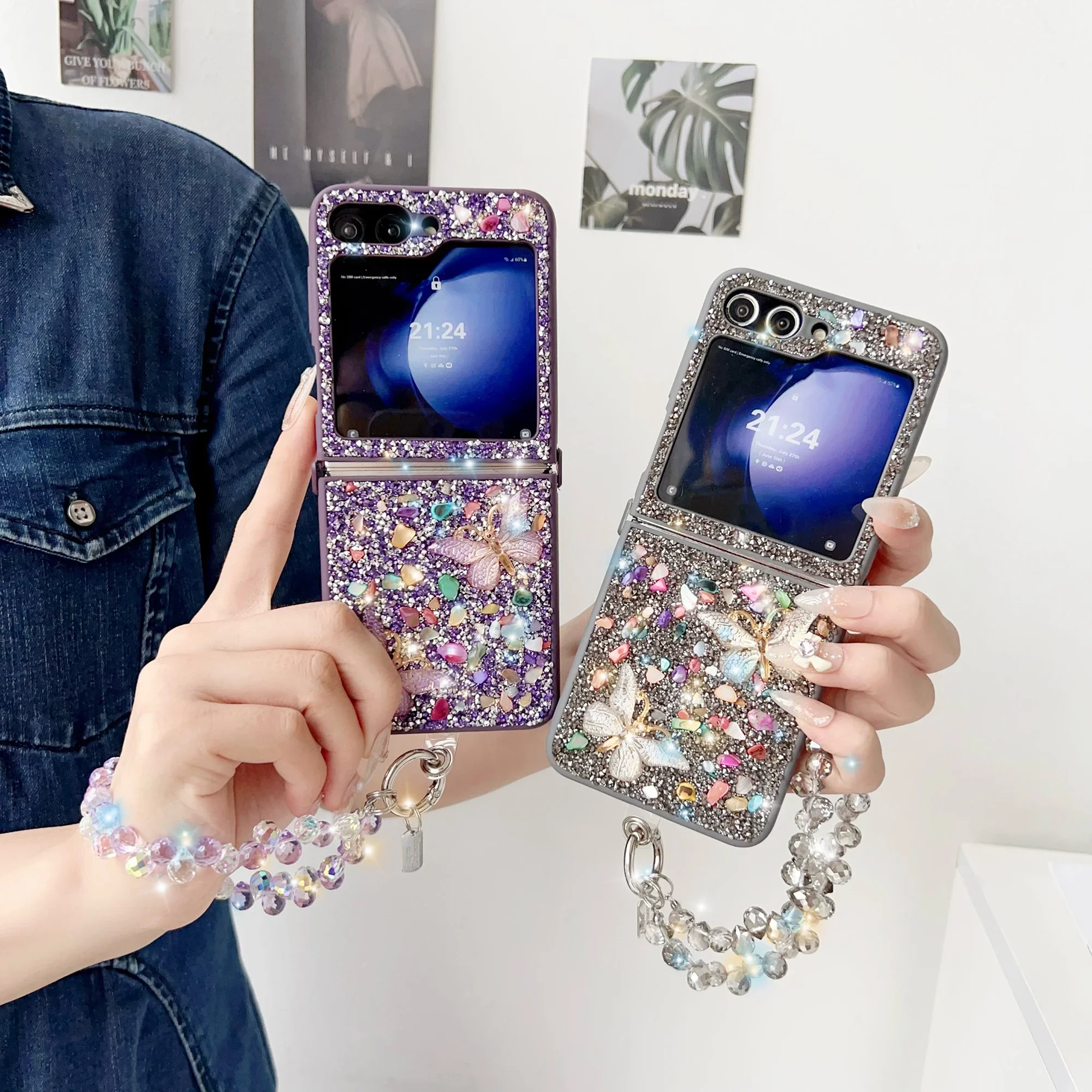 Luxury Glitter Phone Case For  - Phone Cases Z Flip 7 评论和价格