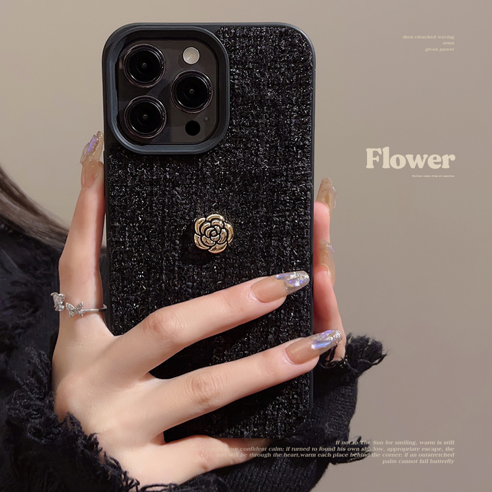 Luxury 3D Golden Camellia Flow - Phone Cases Expensive 评论和价格
