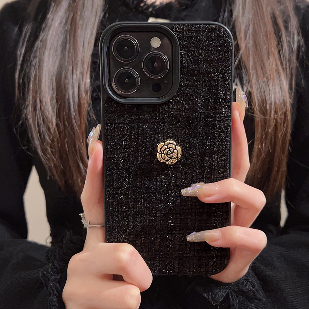 Luxury 3D Golden Camellia Flow - Phone Cases Expensive 评论和价格