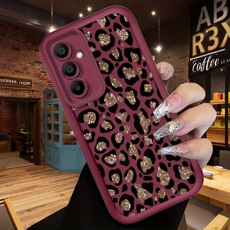 Glitter Leopard Print Silicone - Phone Cases Leopard Print 评论和价格