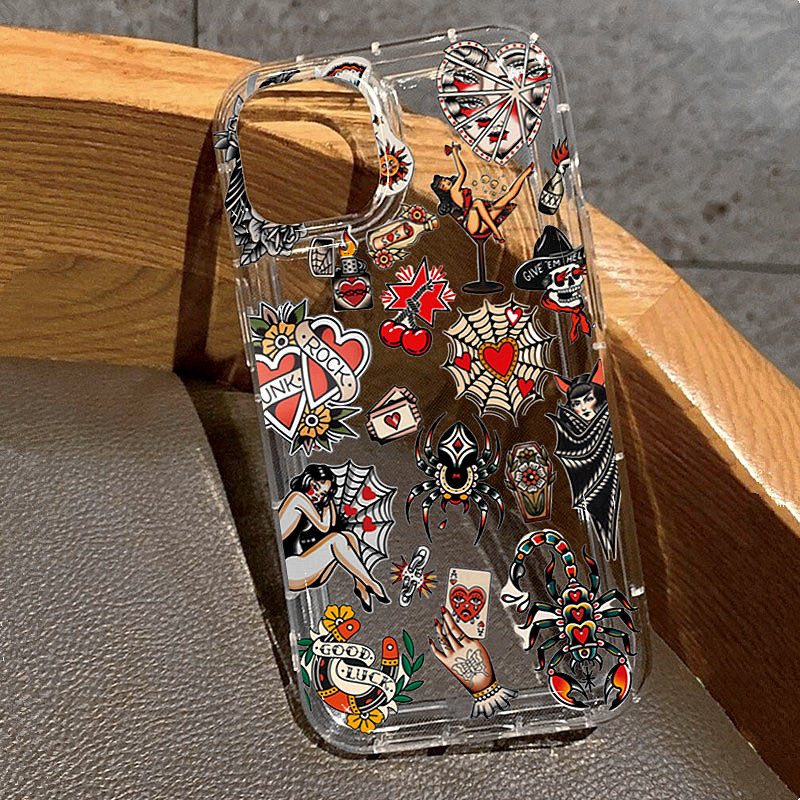 Transparent Vintage Collage De - Phone Cases Vintage 评论和价格