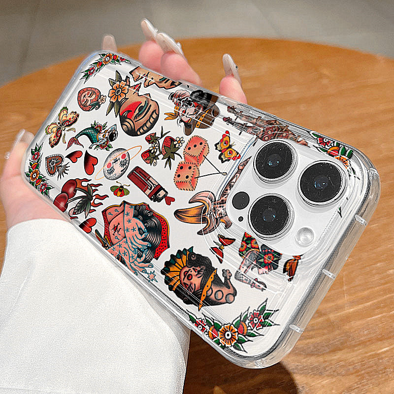 Transparent Vintage Collage De - Phone Cases Vintage 评论和价格