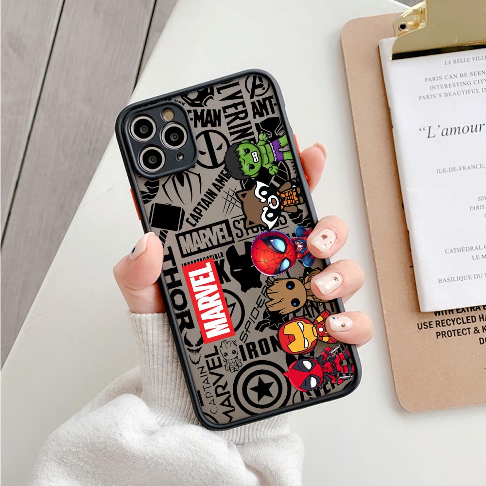 Cute Marvel Heroes Matte Trans - Phone Cases Rugged 评论和价格