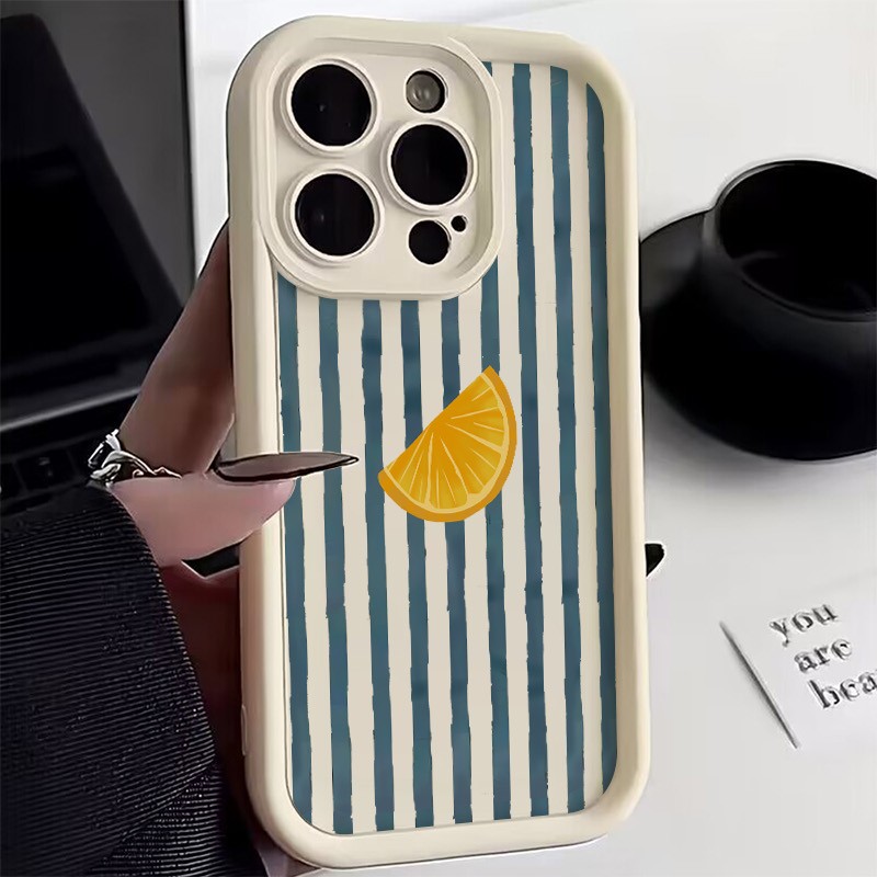 Striped Lemon Slice Pattern Ph - Phone Cases Otterbox 评论和价格