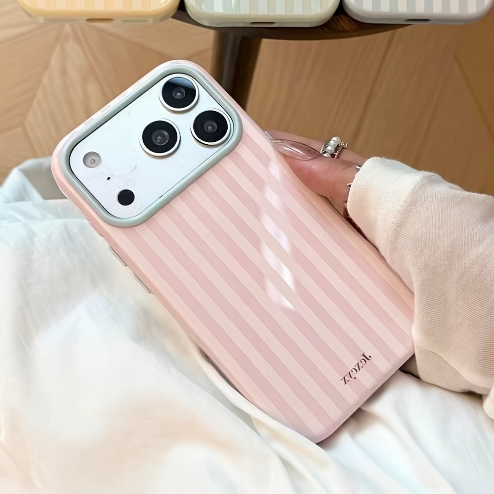 Luxury Korean Fashion Stripes  - Phone Cases Expensive 评论和价格