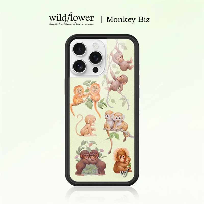 Wildflower INS Monkey Biz Phon - Phone Cases Burga 评论和价格