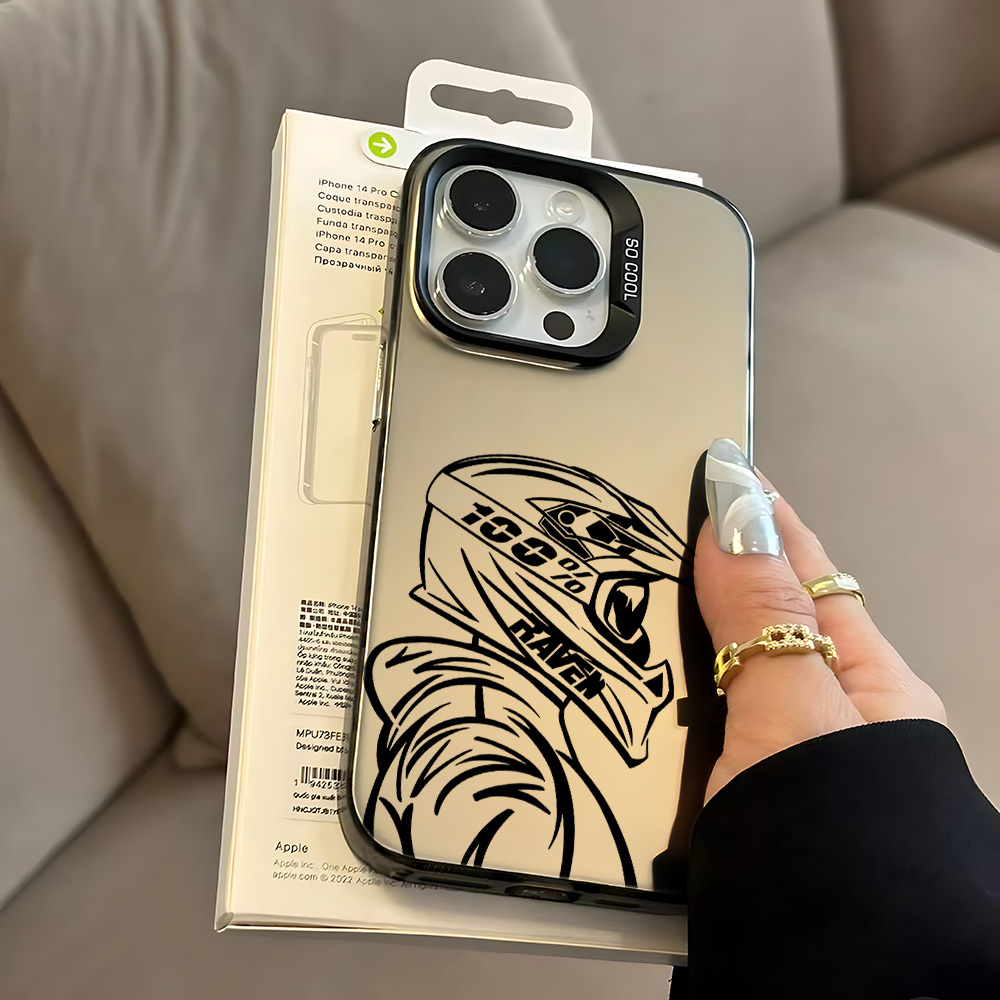 Motorcycle Rider Creative Phon - Phone Cases Vape 评论和价格