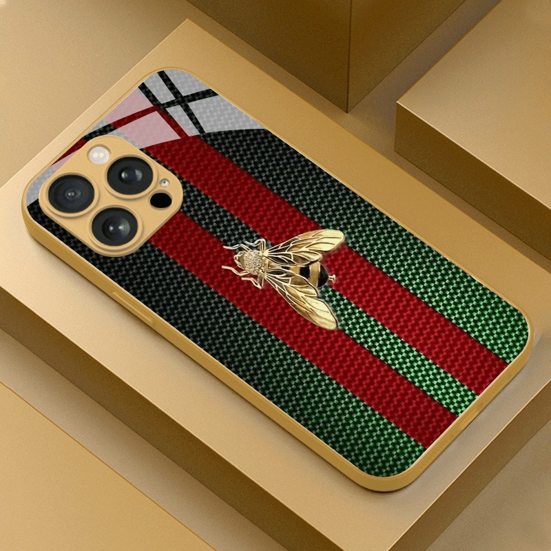 Red Green Striped Golden Bee G - Phone Cases Vape 评论和价格
