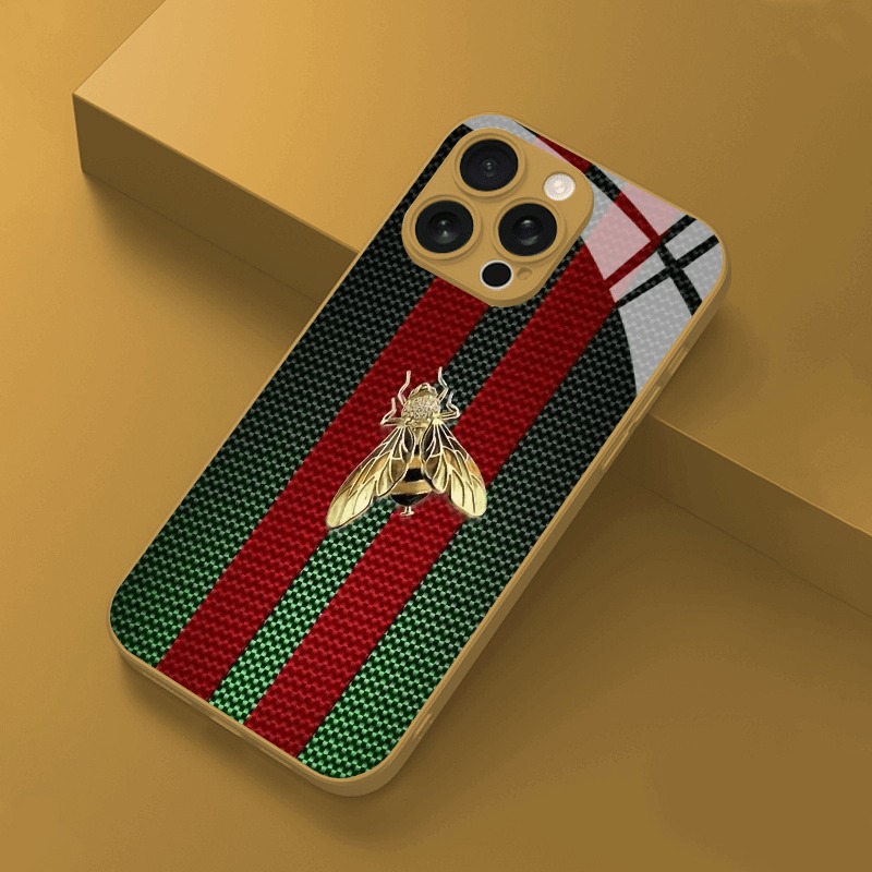 Red Green Striped Golden Bee G - Phone Cases Vape 评论和价格
