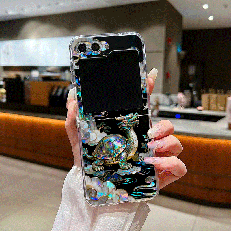 Stylish Tiger Dragon Marble Te - Phone Cases Z Flip 7 评论和价格