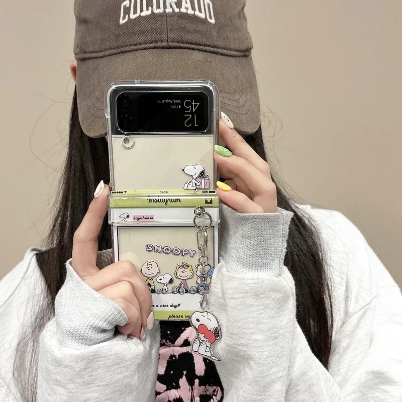 Cute Cartoon Snoopy Charlie Br - Phone Cases Z Flip 7 评论和价格