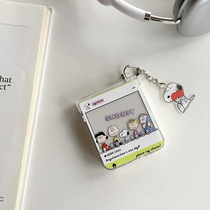 Cute Cartoon Snoopy Charlie Br - Phone Cases Z Flip 7 评论和价格