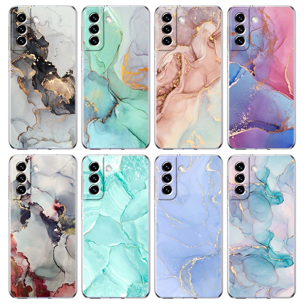 Marble Clear Silicone Phone Ca - Phone Cases Burga 评论和价格