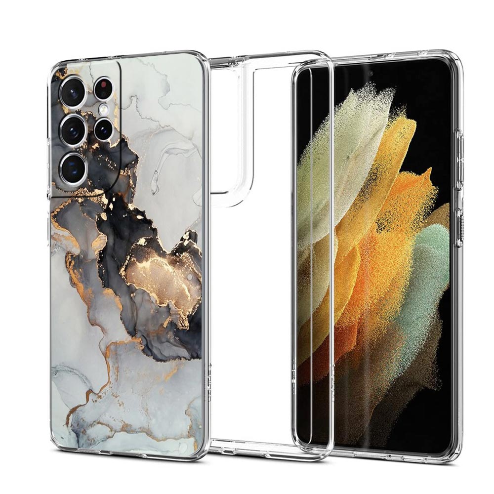 Marble Clear Silicone Phone Ca - Phone Cases Burga 评论和价格