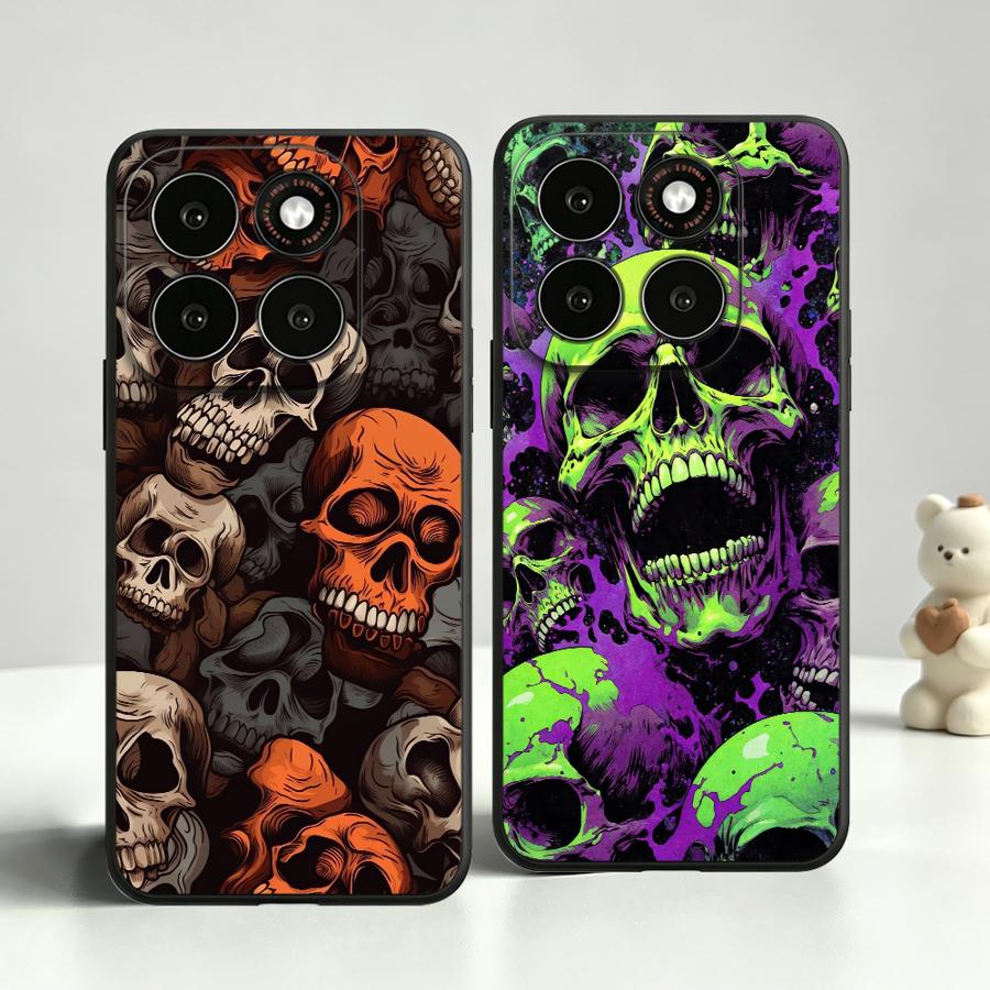 Vintage Skull Stack Phone Cove - Phone Cases Vintage 评论和价格