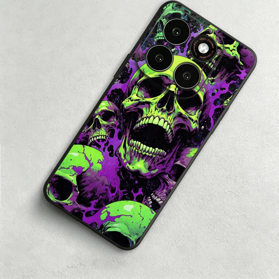 Vintage Skull Stack Phone Cove - Phone Cases Vintage 评论和价格