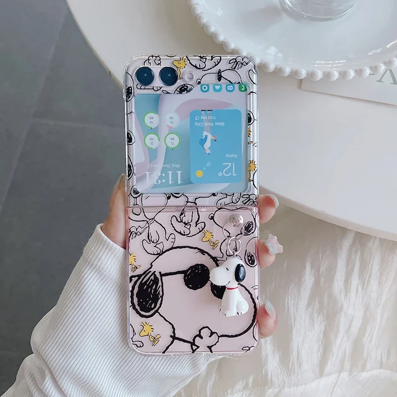 Cute Cartoon Snoopy Charlie Br - Phone Cases Z Flip 7 评论和价格
