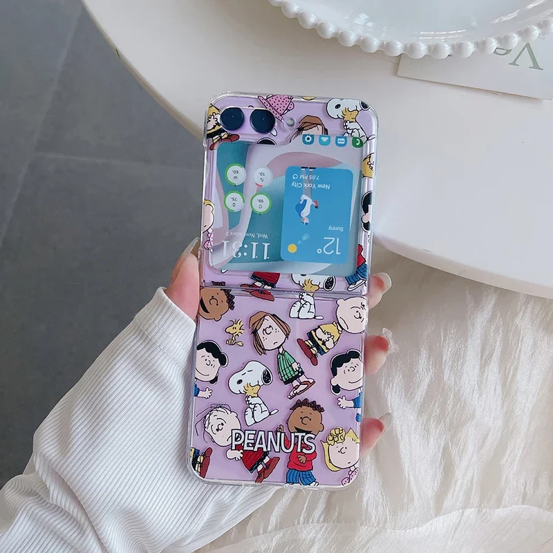 Cute Cartoon Snoopy Charlie Br - Phone Cases Z Flip 7 评论和价格