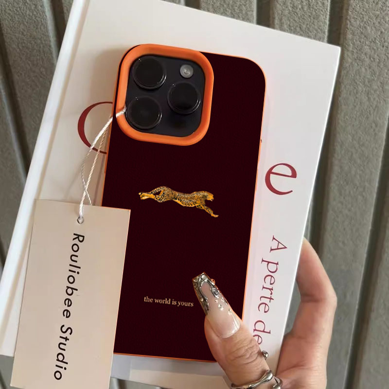 Minimalist Leopard Running Pat - Phone Cases Leopard Print 评论和价格