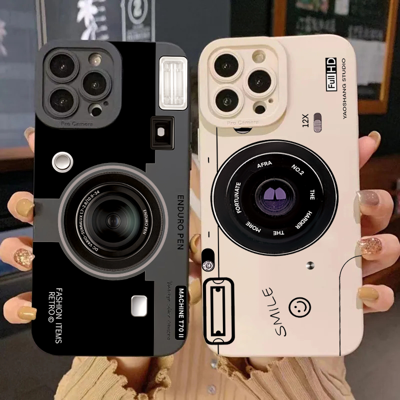 Vintage Camera Silicone Soft T - Phone Cases Vintage 评论和价格